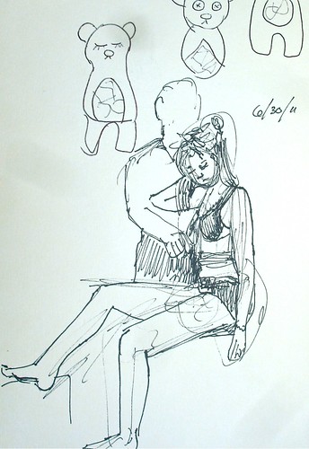 Dr. Sketchy's - Tie me to the Tracks - 6/30/11