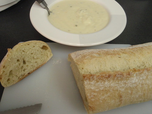 bread and soup