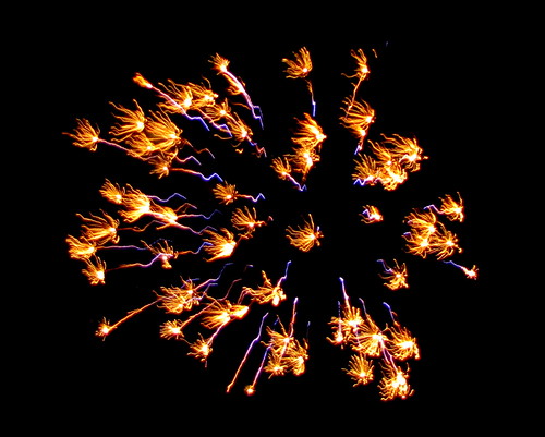Front-yard fireworks