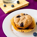 Whole Lemon-Blueberry Muffins