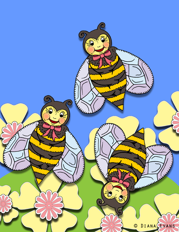 busy bee bookmarks - blog 2