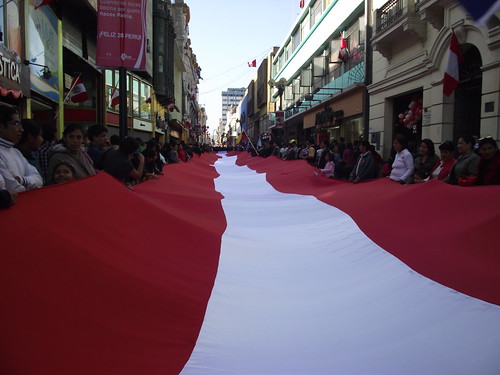 Pasacalle Independencia del Perú