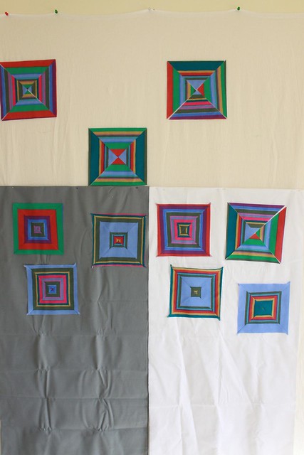 Wonky squares quilt - the design process