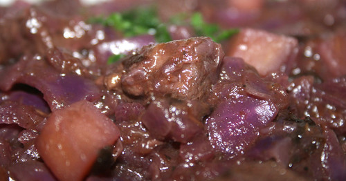 32 - Lamm-Rotkohltopf / Lamb red cabbage stew - CloseUp