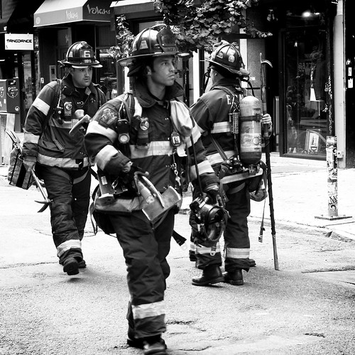 Firefighters on Orchard Street (I)