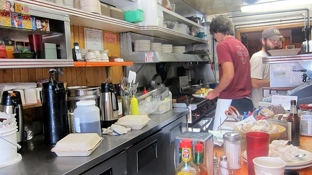 the kitchen at two medicine grill