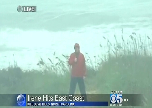 Live report on Hurricane Irene
