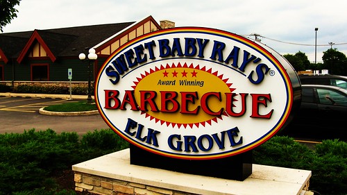 Sweet Baby Ray's Barbecue Restaurant. Located at 800 East Higgins Avenue in Elk Grove Village Illinois USA. by Eddie from Chicago
