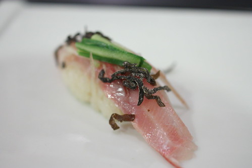 Isaki (Striped Pigfish with Kombu and Japanese Ginger Root)