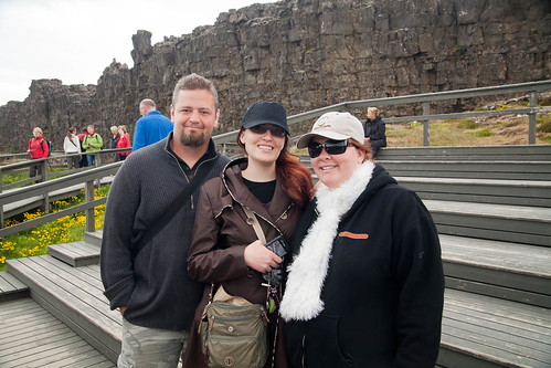 Will, Amber, and Noelle At Þingvellir