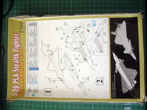 J-20 PLA - Dragon 1:144 bottom box