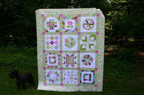 Quilting Diva's VQBee Quilt - finished