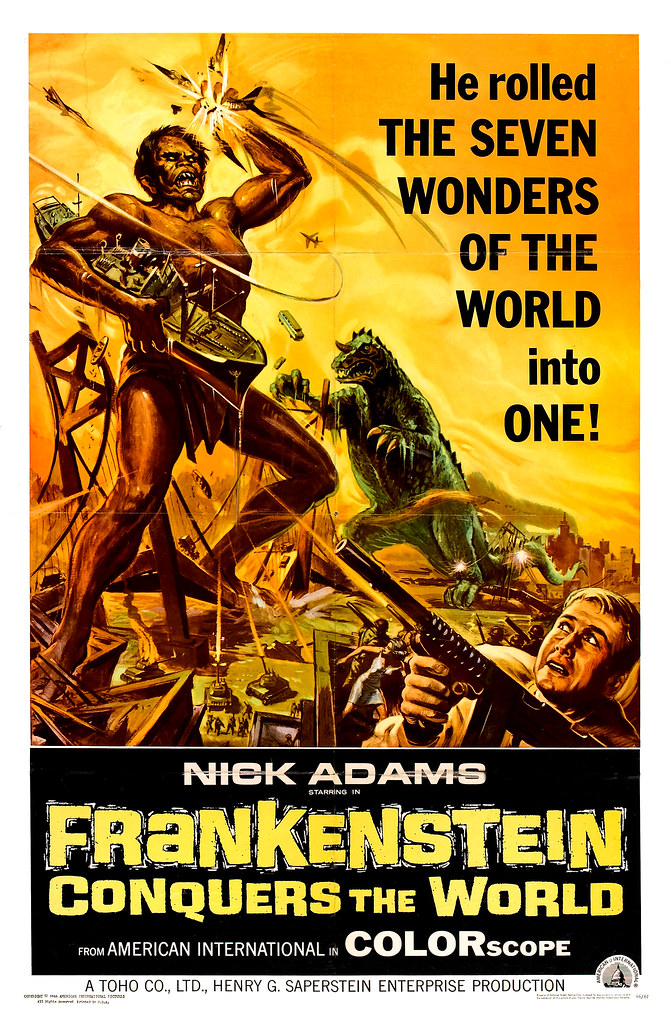 Reynold Brown - Frankenstein Conquers the World (American International, 1966)