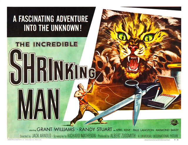 Reynold Brown - The Incredible Shrinking Man (Universal International, 1957) half sheet