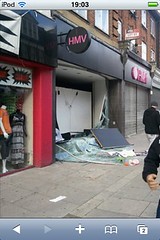 HMV Shop Damage by mcgillianaire