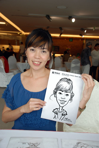 Caricature live sketching for Sime Darby Select Open House Day 1 - 13