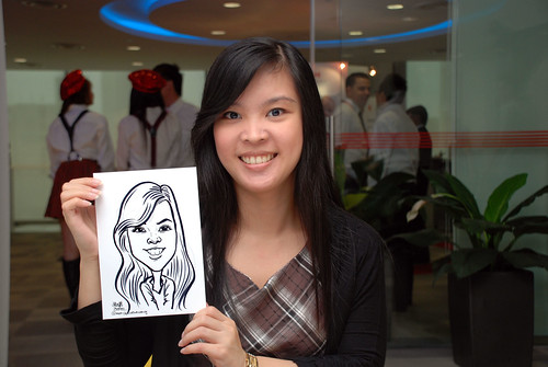 Caricature live sketching for Ricoh Roadshow - 17