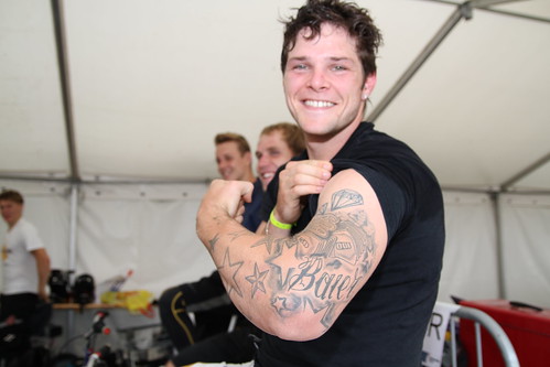 Josh Mayers and his tattoos