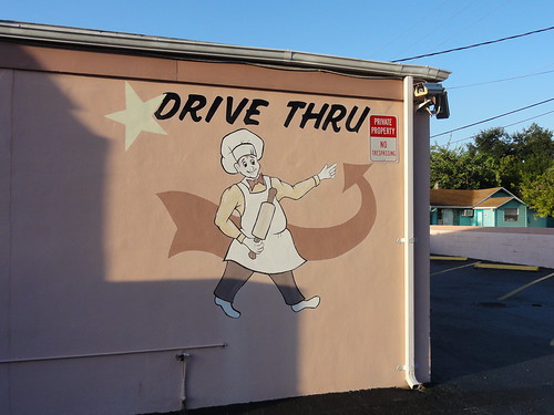 A bakery with a drive thru