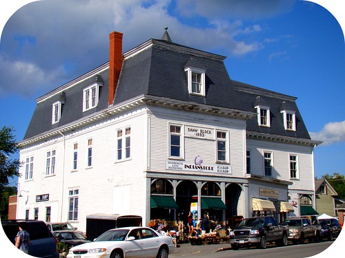 a gorgeous old building in Greenville, ME