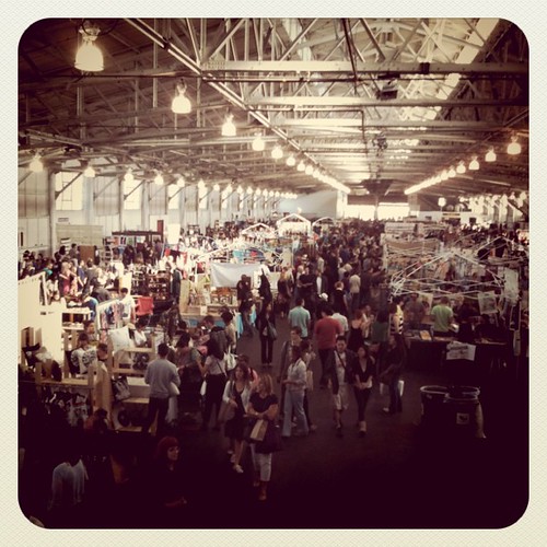 View from the second floor! @renegadecraft, day 2. Still hopping!