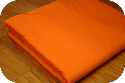 Orange Quilt Back