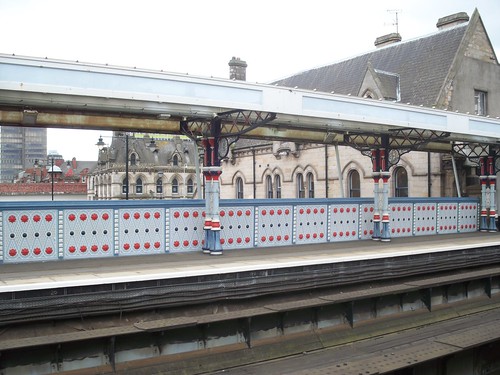 Middlesbrough Railway Station - columns by Andrew Handyside and Co Ltd of Derby and London