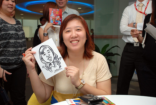 Caricature live sketching for Ricoh Roadshow - 26