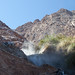 La vertiente delle terme di Fiambalà, dove sgorga l'acqua dalla montagna a 50 gradi