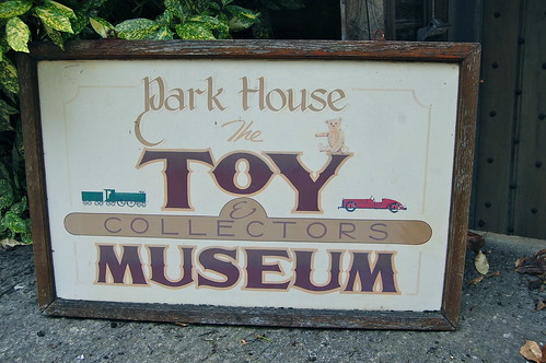 The old toy museum sign 
