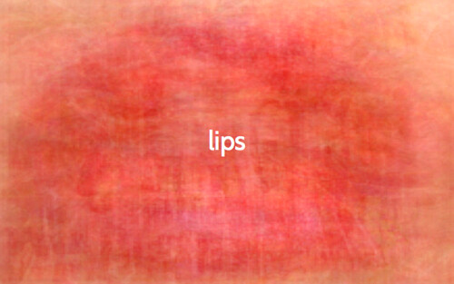 the color of... lips