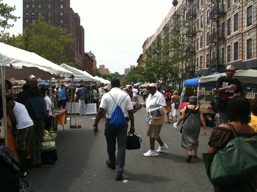 Looking west @ Harlem Book Fair