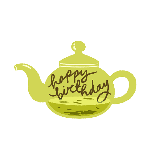 Birthday Teapot