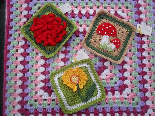 Three Squares for our 'Grow me a Garden' Challeenge.
