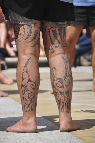 Right leg Maori done by Jeroen Franken left leg Celtic 