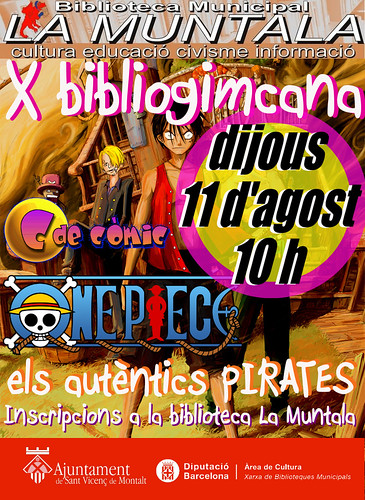 X bibliogimcana: One piece els autèntics pirates 11 agost 10 h by bibliotecalamuntala