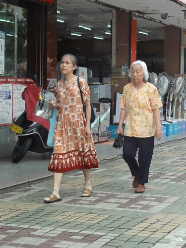 Two beautifully attired older women
