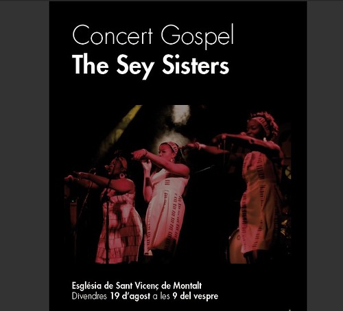 Concert de gospel: The Sey Sisters a l'església @ 19 agost 21 h #festamajor by bibliotecalamuntala