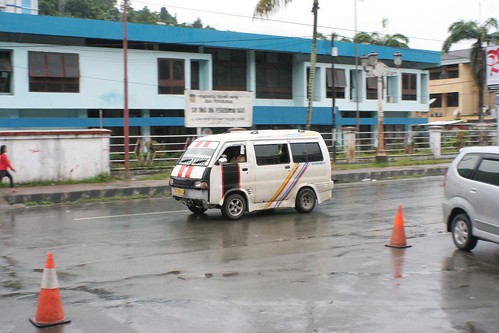 Bemo taxi minibus in Jayapura