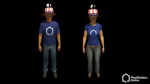 Fourth of July in PlayStation Home