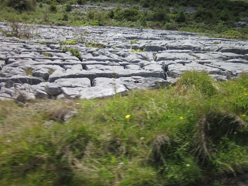 Limestone surface