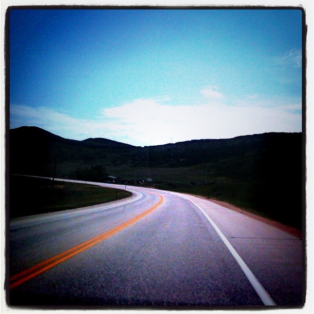 Driving along in CO