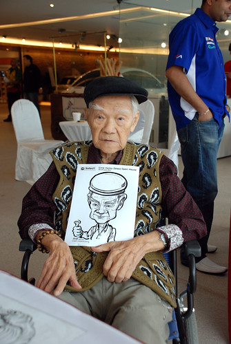 Caricature live sketching for Sime Darby Select Open House Day 2 - 2