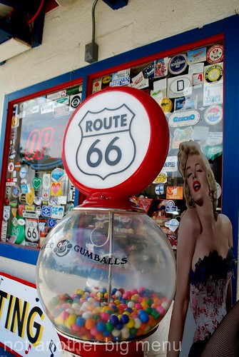 Las Vegas, Nevada - Route 66 signs - Candy machine