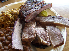 Two Meat Plate at The Brisket House