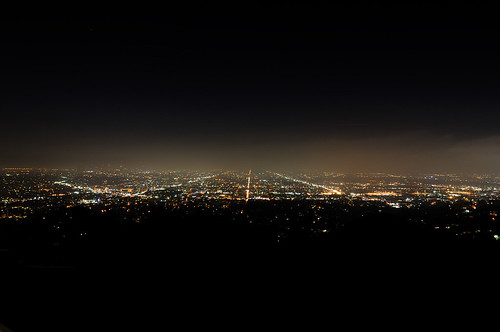 The Night View from Griffith Observatory
