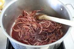 Red wine caramelized onions