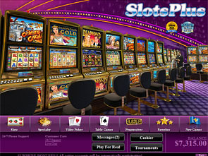 SlotsPlus Casino Lobby