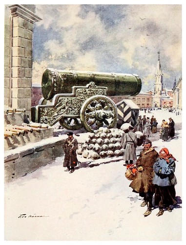 007-El cañon Tsar en Moscow-Russia-1913- F. de Haenen