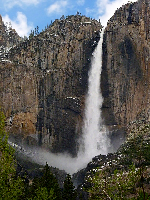 Dusting Yosemite Falls